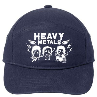 Chemistry Heavy Metals Geek Nerd Funny Chemist 7-Panel Snapback Hat