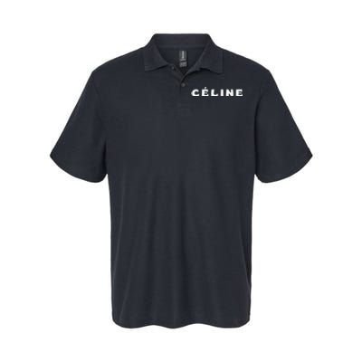 Céline Hello My Name Is Name Tag First Name Softstyle Adult Sport Polo