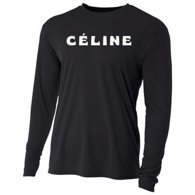 Céline Hello My Name Is Name Tag First Name Cooling Performance Long Sleeve Crew