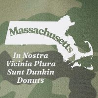 Click Hole Massachusetts In Nostra Vicinia Plura Sunt Dunkin Donuts Legacy Tie Dye Trucker Hat