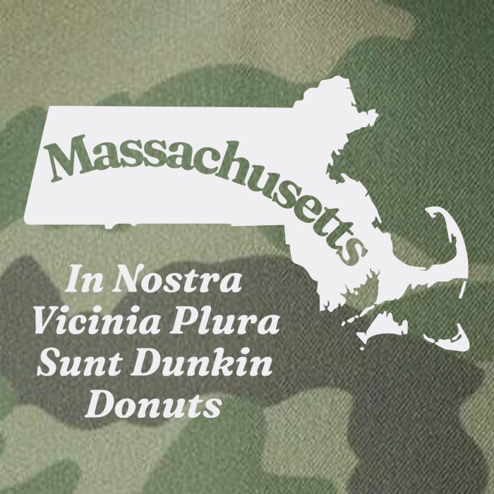 Click Hole Massachusetts In Nostra Vicinia Plura Sunt Dunkin Donuts Legacy Tie Dye Trucker Hat