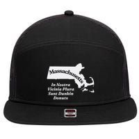 Click Hole Massachusetts In Nostra Vicinia Plura Sunt Dunkin Donuts 7 Panel Mesh Trucker Snapback Hat