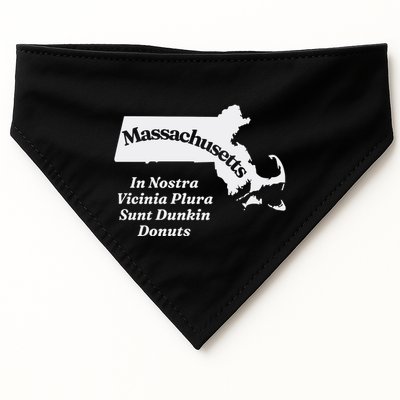Click Hole Massachusetts In Nostra Vicinia Plura Sunt Dunkin Donuts USA-Made Doggie Bandana