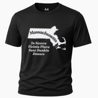 Click Hole Massachusetts In Nostra Vicinia Plura Sunt Dunkin Donuts Cooling Performance Crew T-Shirt