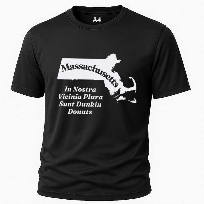 Click Hole Massachusetts In Nostra Vicinia Plura Sunt Dunkin Donuts Cooling Performance Crew T-Shirt
