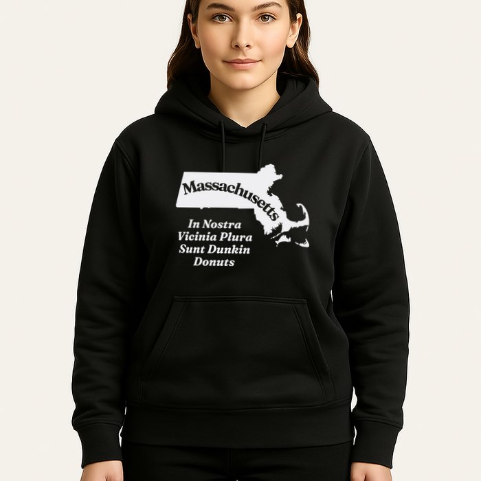 Click Hole Massachusetts In Nostra Vicinia Plura Sunt Dunkin Donuts Hoodie