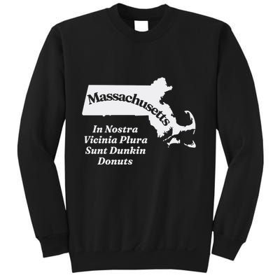 Click Hole Massachusetts In Nostra Vicinia Plura Sunt Dunkin Donuts Sweatshirt