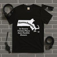 Click Hole Massachusetts In Nostra Vicinia Plura Sunt Dunkin Donuts T-Shirt