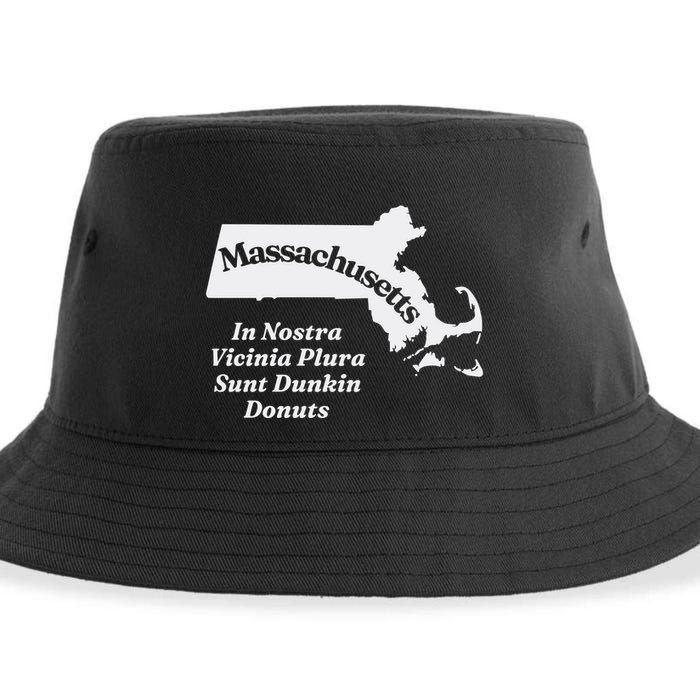 Click Hole Massachusetts In Nostra Vicinia Plura Sunt Dunkin Donuts Sustainable Bucket Hat