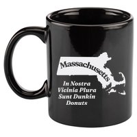 Click Hole Massachusetts In Nostra Vicinia Plura Sunt Dunkin Donuts 11oz C Handle Ceramic Mug