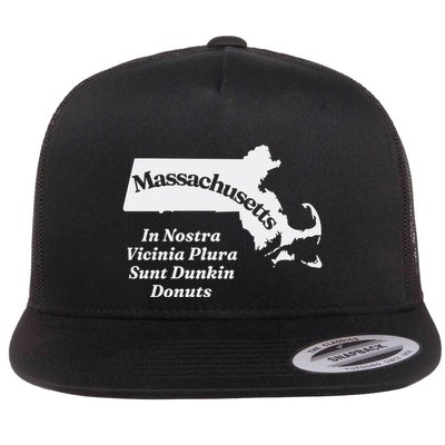 Click Hole Massachusetts In Nostra Vicinia Plura Sunt Dunkin Donuts Flatbill Hat