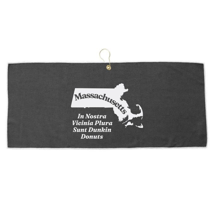 Click Hole Massachusetts In Nostra Vicinia Plura Sunt Dunkin Donuts Large Microfiber Waffle Golf Towel
