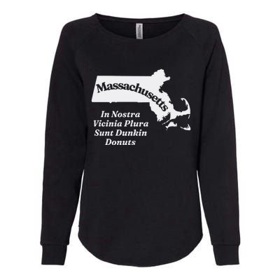 Click Hole Massachusetts In Nostra Vicinia Plura Sunt Dunkin Donuts Womens California Wash Sweatshirt