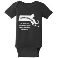 Click Hole Massachusetts In Nostra Vicinia Plura Sunt Dunkin Donuts Baby Bodysuit