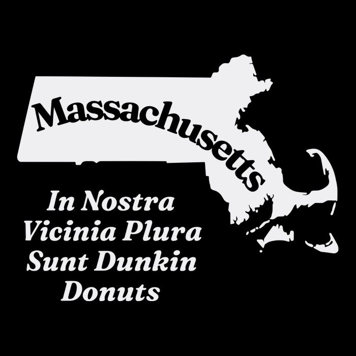 Click Hole Massachusetts In Nostra Vicinia Plura Sunt Dunkin Donuts Baby Bodysuit