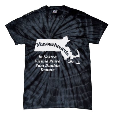 Click Hole Massachusetts In Nostra Vicinia Plura Sunt Dunkin Donuts Tie-Dye T-Shirt