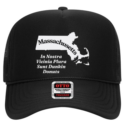 Click Hole Massachusetts In Nostra Vicinia Plura Sunt Dunkin Donuts Trucker Hat