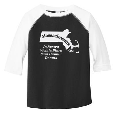 Click Hole Massachusetts In Nostra Vicinia Plura Sunt Dunkin Donuts Toddler Fine Jersey T-Shirt