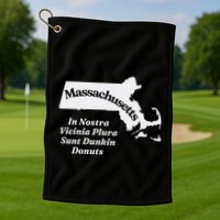 Click Hole Massachusetts In Nostra Vicinia Plura Sunt Dunkin Donuts Golf Towel