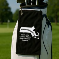 Click Hole Massachusetts In Nostra Vicinia Plura Sunt Dunkin Donuts Golf Towel