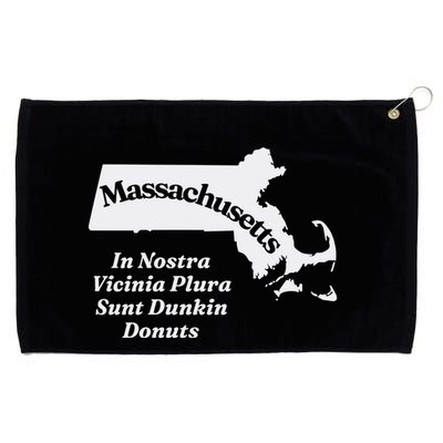 Click Hole Massachusetts In Nostra Vicinia Plura Sunt Dunkin Donuts Grommeted Golf Towel