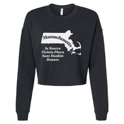 Click Hole Massachusetts In Nostra Vicinia Plura Sunt Dunkin Donuts Cropped Pullover Crew
