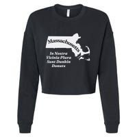 Click Hole Massachusetts In Nostra Vicinia Plura Sunt Dunkin Donuts Cropped Pullover Crew