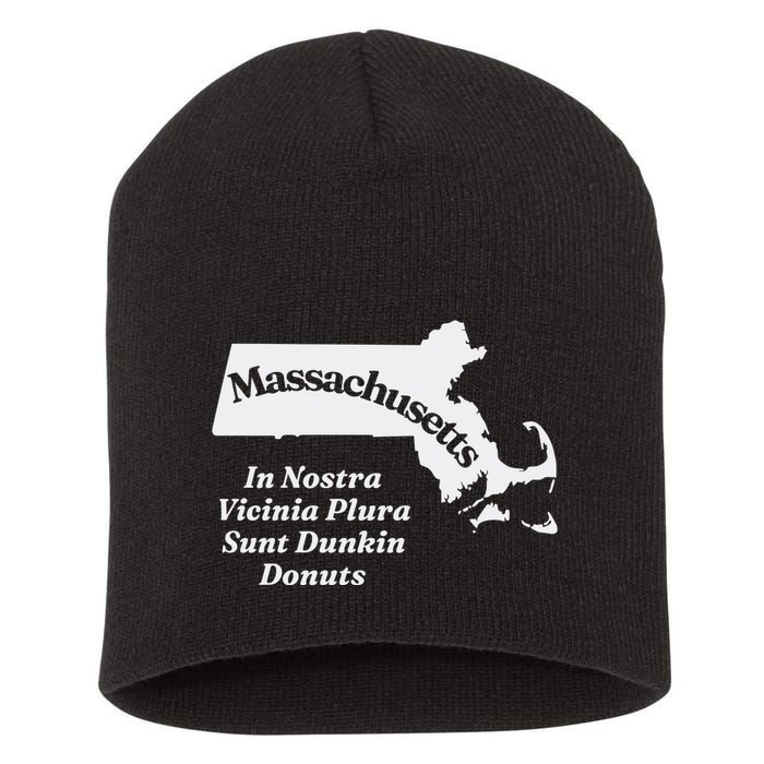 Click Hole Massachusetts In Nostra Vicinia Plura Sunt Dunkin Donuts Short Acrylic Beanie