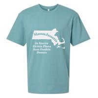 Click Hole Massachusetts In Nostra Vicinia Plura Sunt Dunkin Donuts Sueded Cloud Jersey T-Shirt