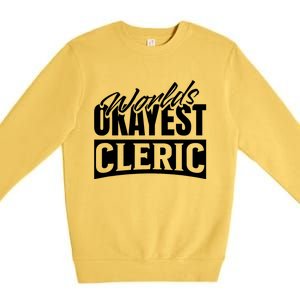 Cleric Holy Man Religious Leader Priest Cleric Premium Crewneck Sweatshirt