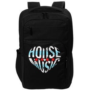 Chicago House Music I Love House Music Dj Impact Tech Backpack