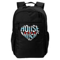 Chicago House Music I Love House Music Dj Daily Commute Backpack