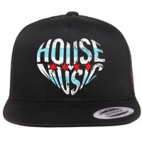 Chicago House Music I Love House Music Dj Flatbill Hat