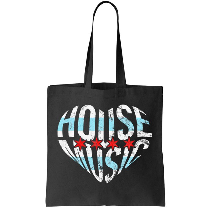 Chicago House Music I Love House Music Dj Tote Bag