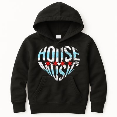 Chicago House Music I Love House Music Dj Kids Hoodie