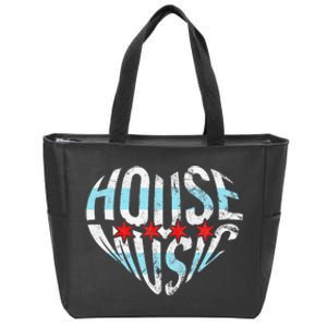 Chicago House Music I Love House Music Dj Zip Tote Bag