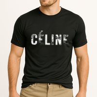 CéLine Hello My Name Is Name Tag First Name Cooling Performance Crew T-Shirt