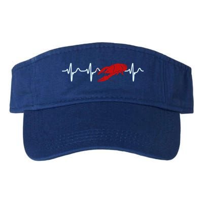 Crawfish Heartbeat Mardi Gras Lobster Season Boil Crew Gift Visor