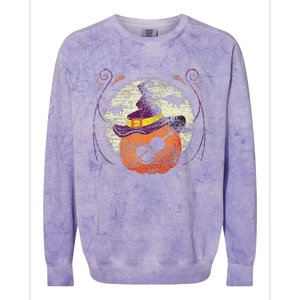 Cello Halloween Music Colorblast Crewneck Sweatshirt