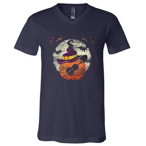 Cello Halloween Music V-Neck T-Shirt