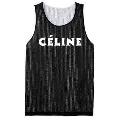 Céline Hello My Name Is Name Tag First Name Mesh Reversible Basketball Jersey Tank