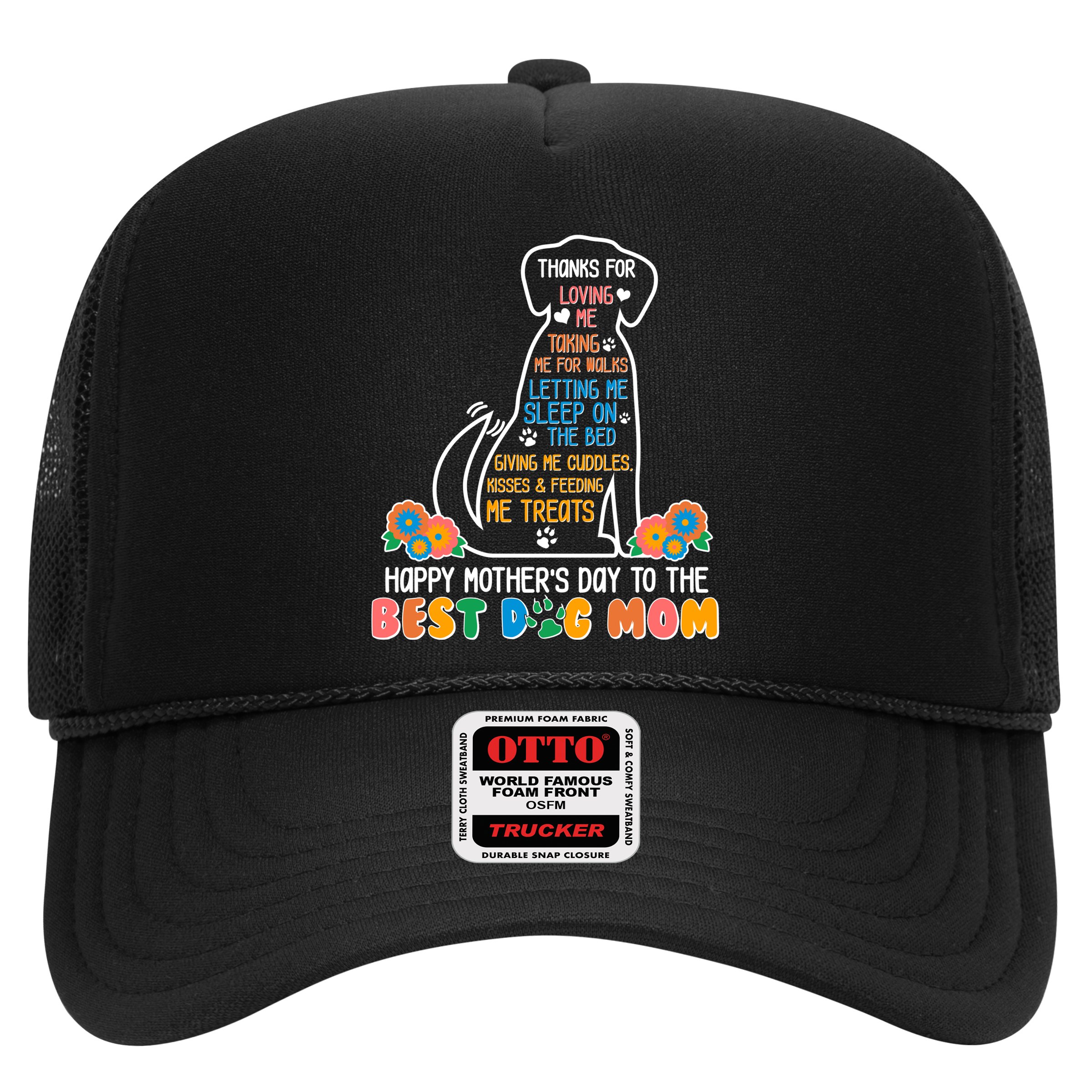 Cute Happy Mother's Day Best Dog Mom Hat
