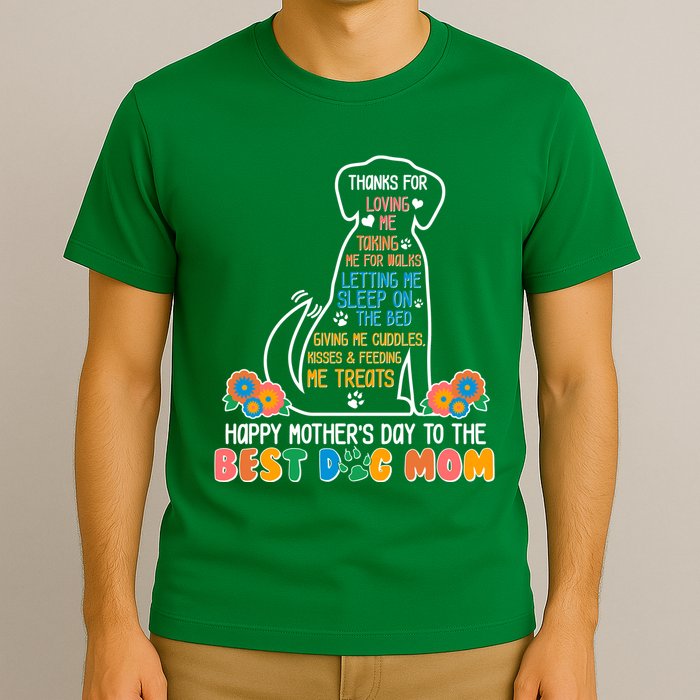 Cute Happy Mother's Day Best Dog Mom T-Shirt