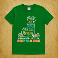 Cute Happy Mother's Day Best Dog Mom T-Shirt