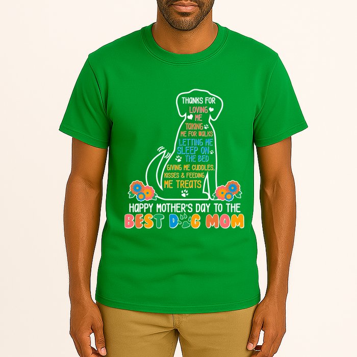 Cute Happy Mother's Day Best Dog Mom Tall T-Shirt