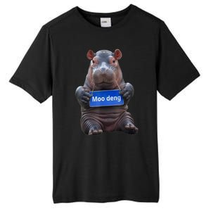 Cute Hippo Moo Deng Baby Pygmy Funny Gift Tall Fusion ChromaSoft Performance T-Shirt