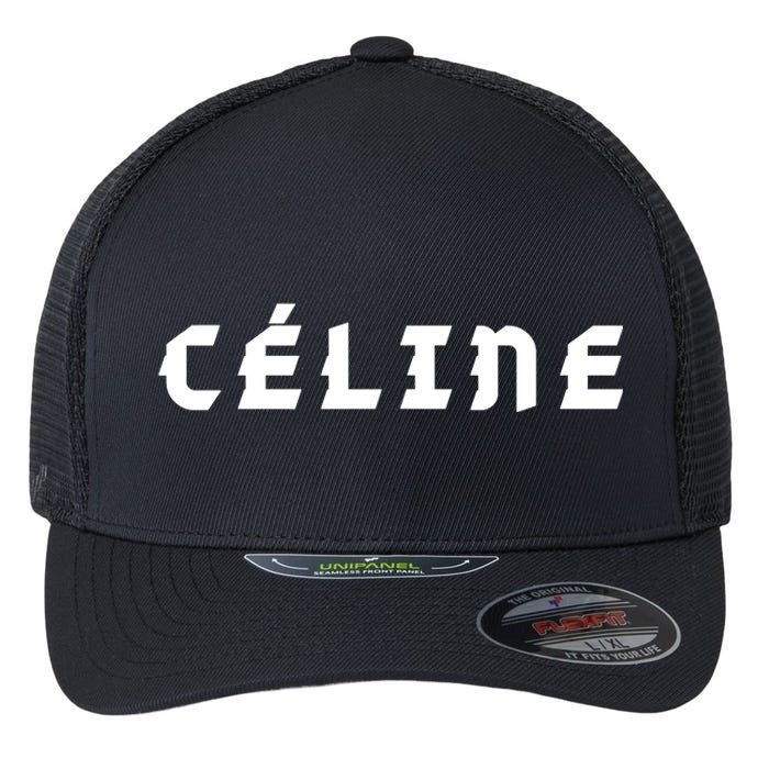 Céline Hello My Name Is Name Tag First Name Flexfit Unipanel Trucker Cap