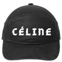 Céline Hello My Name Is Name Tag First Name 7-Panel Snapback Hat