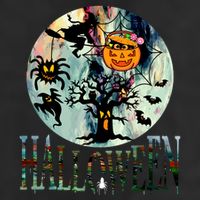 Creepy Halloween Moon Spider Pumpkin Witch Ghost Adult Drive Performance Visor