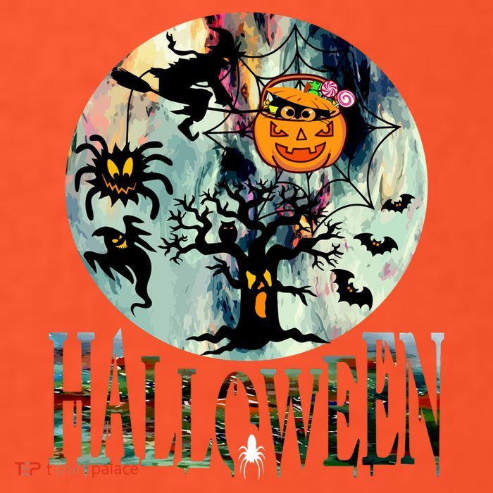 Creepy Halloween Moon Spider Pumpkin Witch Ghost Sustainable Knit Beanie